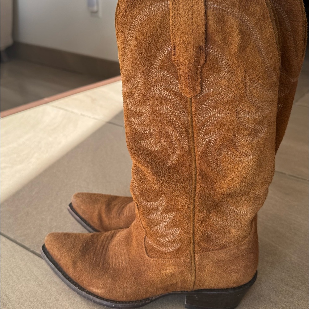 Tecovas Brown Heeled Boots - Picture 12 of 14